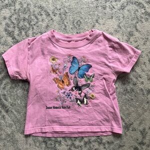Pink Butterflies Tee